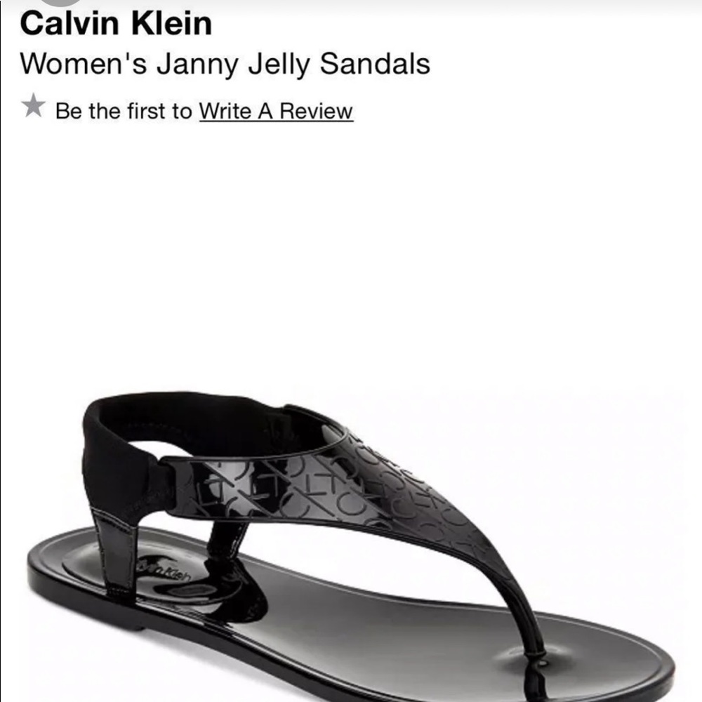 Calvin Klein Janny jellies flip flop sandals